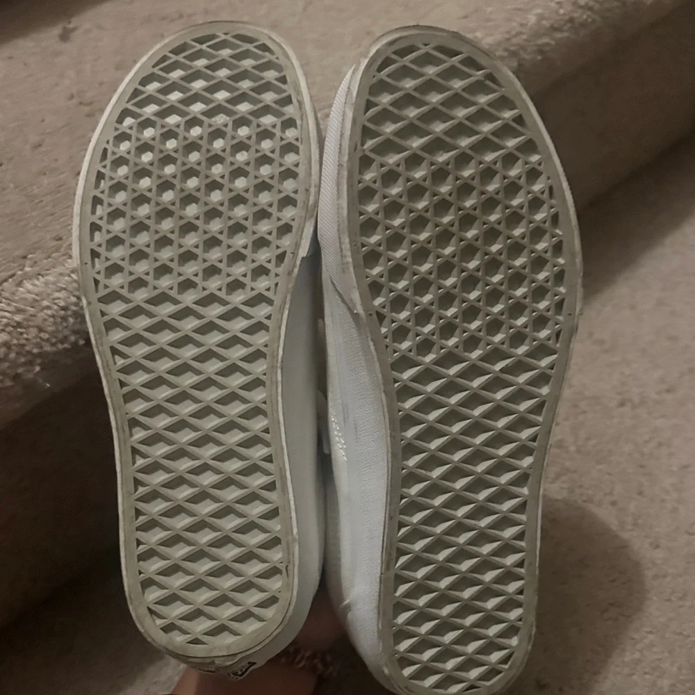 Vans Classic White Canvas Sneakers - Picture 2 of 2